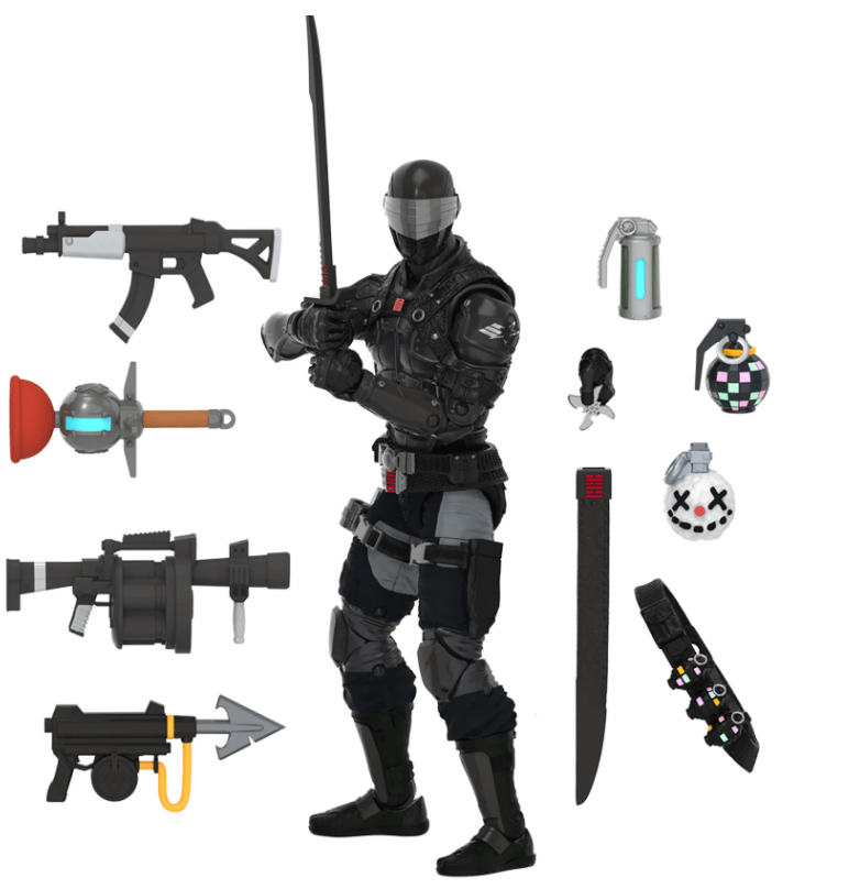 Fortnite X Snake Eyes Figure and Items