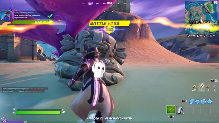 Fortnite: Emote At Stone Statues Challenge Guide – Season 5 Week 9 Challenges