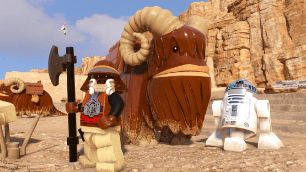 Lego Star Wars Split-Screen Lando R2 Bantha Skywalker Saga
