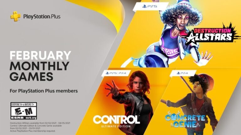 PS Plus February 2021 Games Revealed