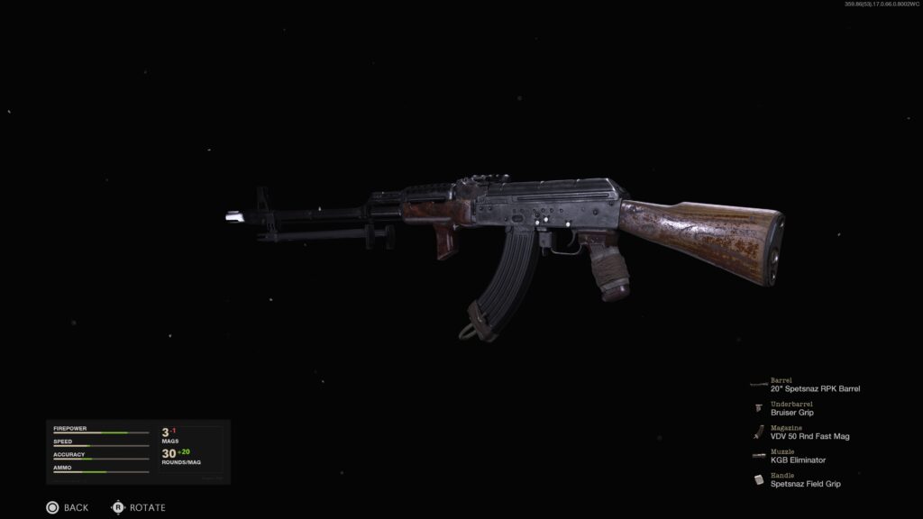 AK-47 attachments loadout