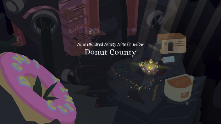 Donut County Review Xbox Game Pass Nine Hundred Ninety Nine Feet Below