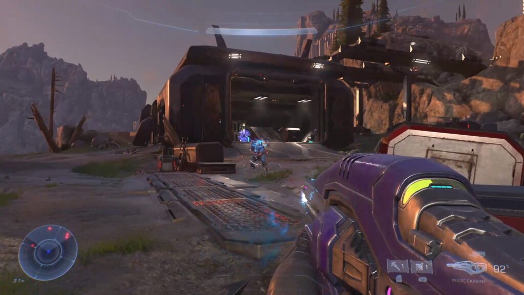 Halo Infinite Pulse Carbine In Game Demo