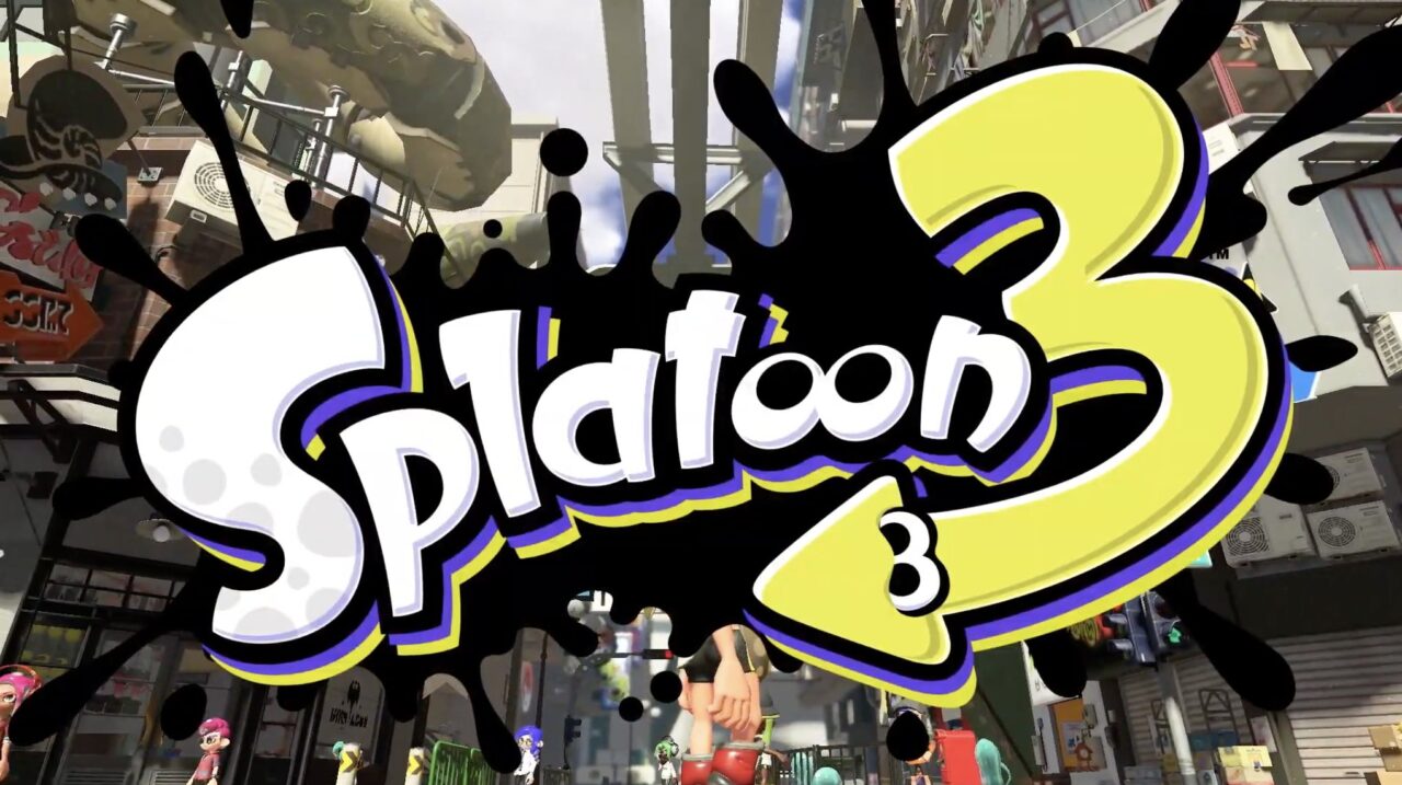 Splatoon 3 Nintendo Switch Key Art Logo