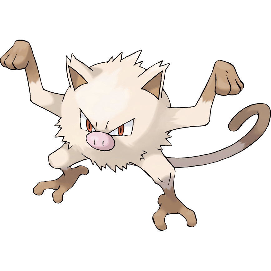A simple image of the Pokemon Mankey
