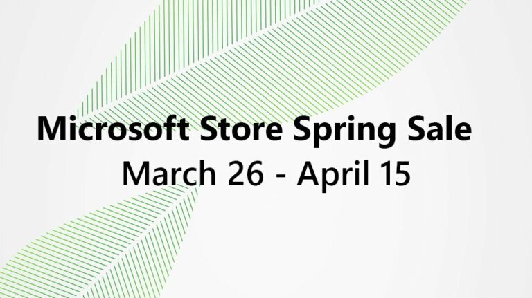 Microsoft Store Spring Sale starting March 26