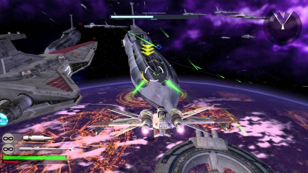 Star Wars Battlefront 2 Coruscant Space Battle