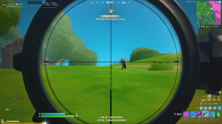 Fortnite: Damage opponents at greater than 50 meters away Guide – Week 14 Challenges