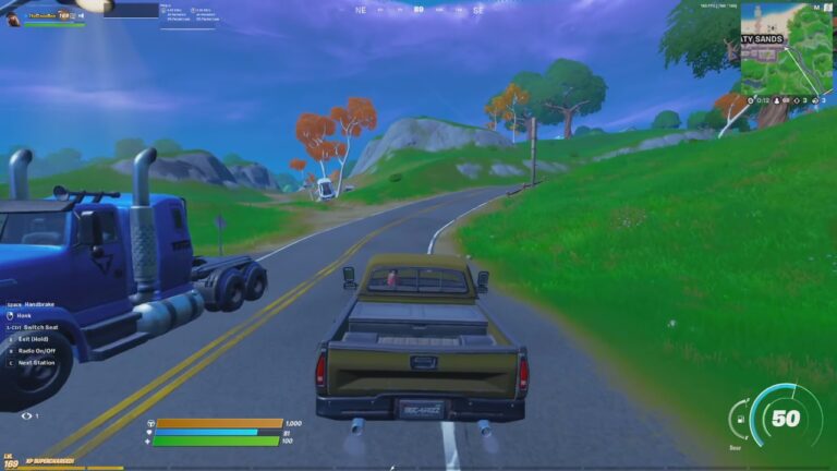 Fortnite: Drive car from Sweaty Sands to Pleasant Park Guide – Week 14 Challenges
