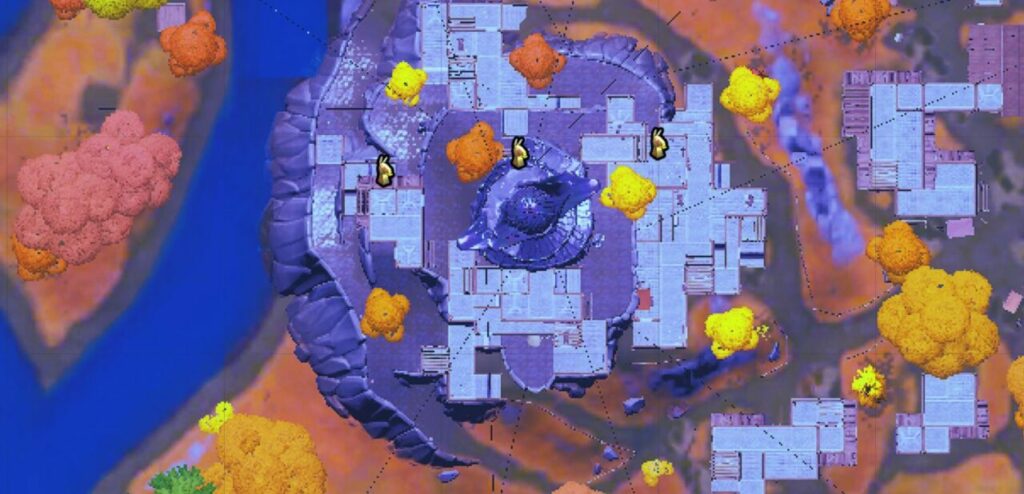 Fortnite Season 6 Golden Artifacts Spire Map