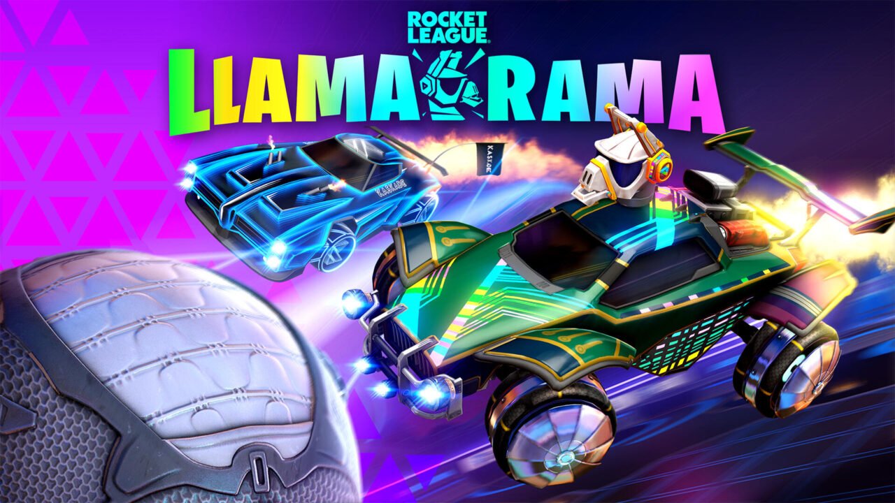 Fortnite X Rocket League Llama Rama 2021 Key Art