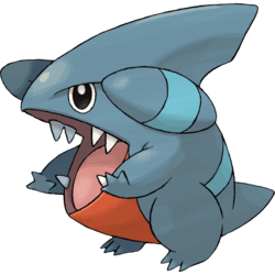 A simple image of the Pokemon Gible