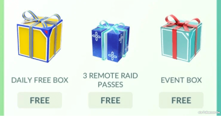 Pokemon Go Event Box Free