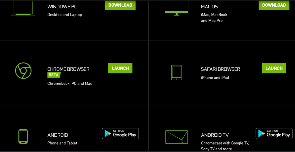GeForce Now March Additions Supported Systems