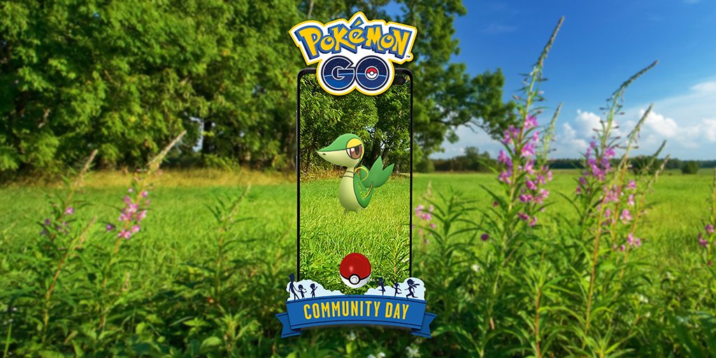 Snivy Community Day 2021 title image