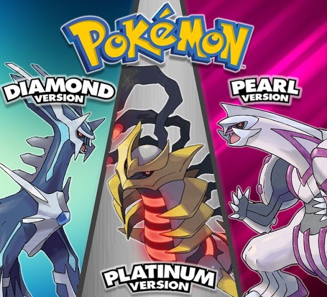 Pokemon Diamon Pearl Platinum Art