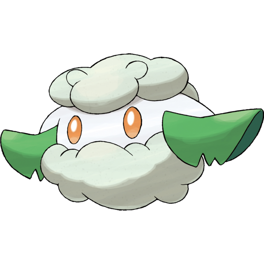 A simple cutout of the Pokemon Cottonee