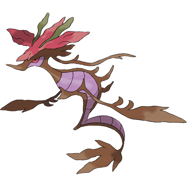 The Pokemon Dragalge, added to Pokemon Go during the 2021 Pokemon Go Rivals' Week event.