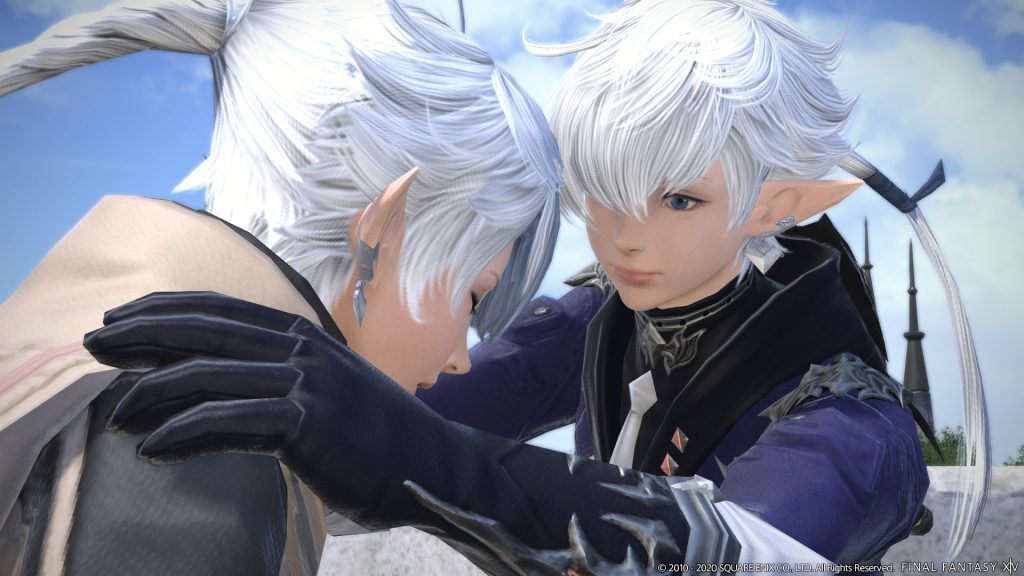 Alisaie and her twin brother, Alphinaud, from Final Fantasy XIV. 