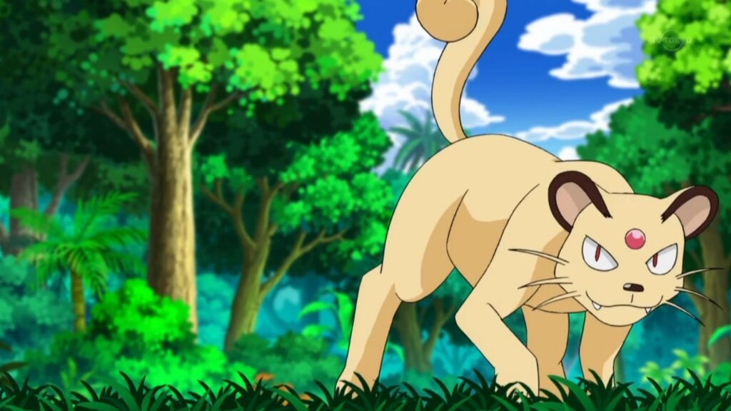 Pokemon Anime scene showing Giovanni's Persian (pokemon go article)