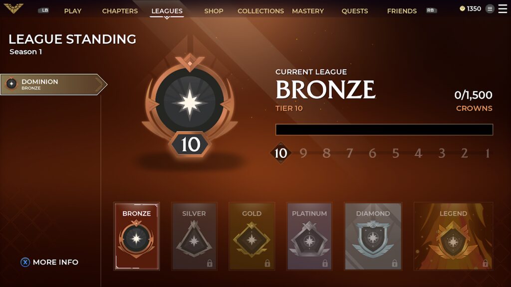 Spellbreak The Fracture Chapter 2 Leagues League Standing Ranked