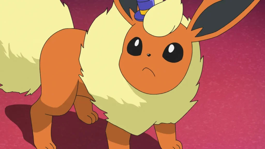 flareon in the pokemon anime