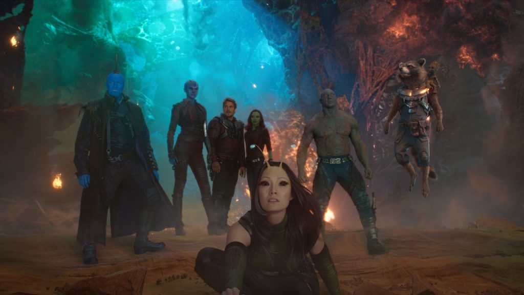  A still from Guardians of the Galaxy Vol. 2 the 12 movie in the MCU in chronological order. 