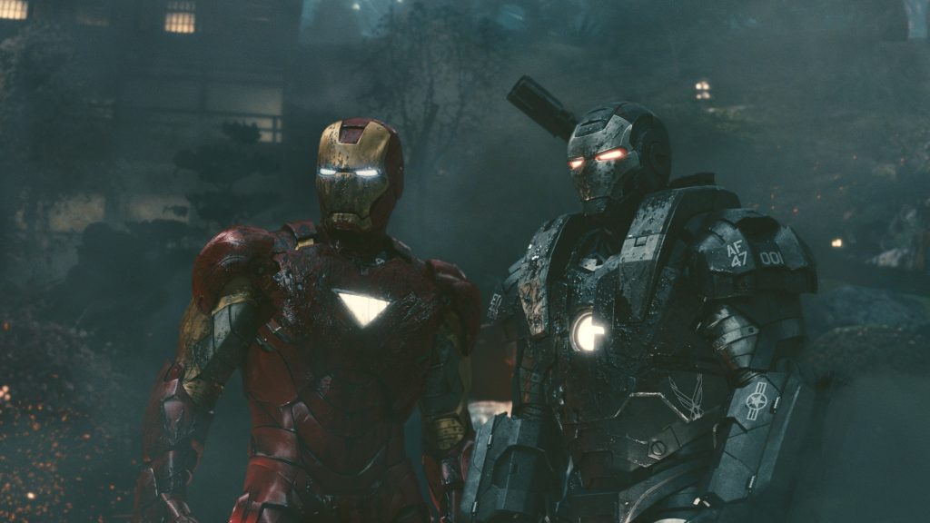  A still from Iron Man 2 the fourth movie in the MCU in chronological order.