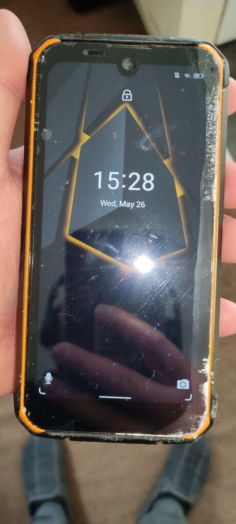 Dogee S59 Pro Phone After Damage