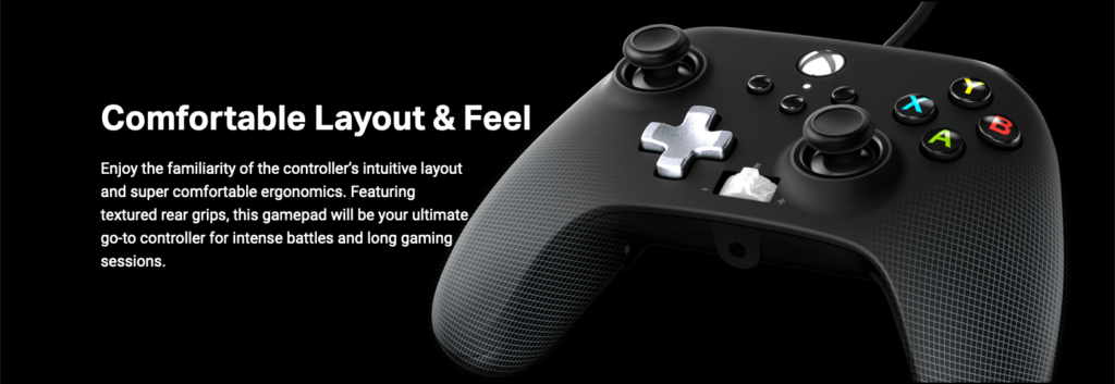 PowerA Enhanced Wired Controller Xbox One Xbox Series X Xbox Series S Diamond Grip Textured