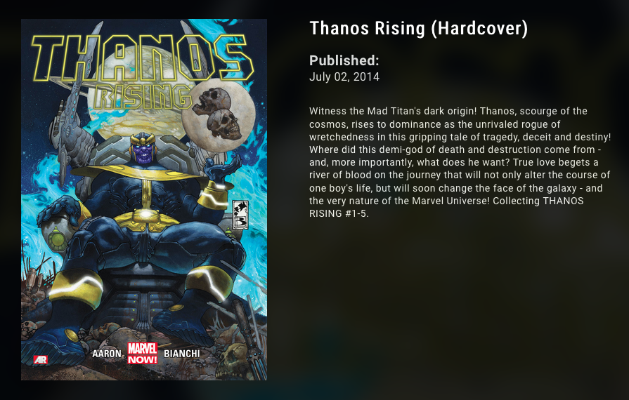 Thanos Rising Review Marvel Comics