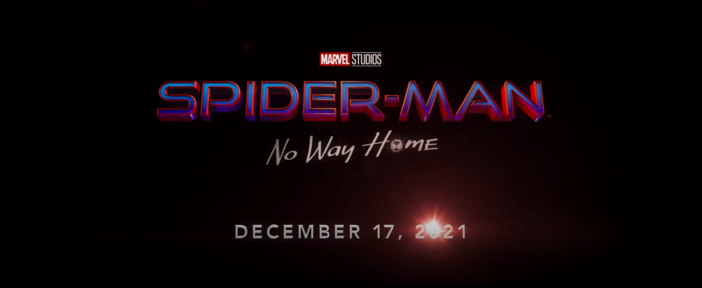 Spider-Man No Way Home 2021 title card. 