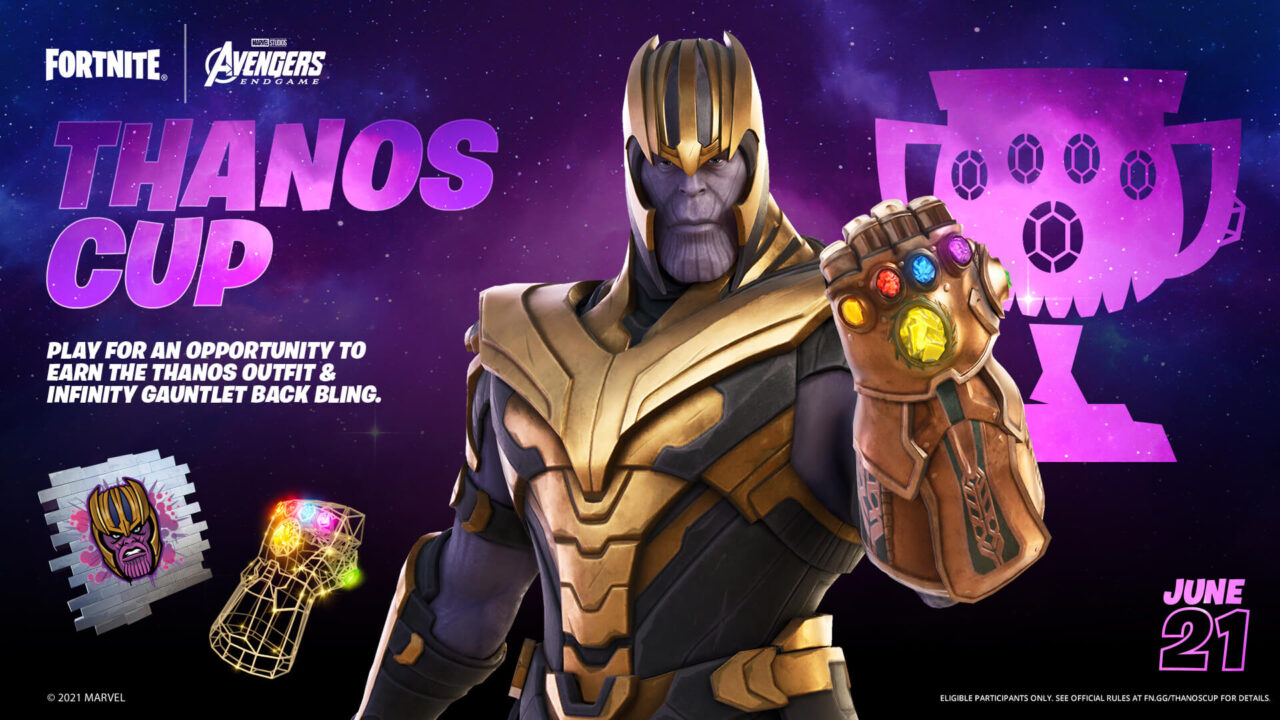 Fortnite Thanos Cup Key Art