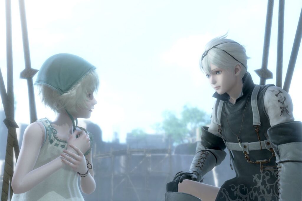 The main character and his sister, Yonah, the focus of Nier Replicant. 