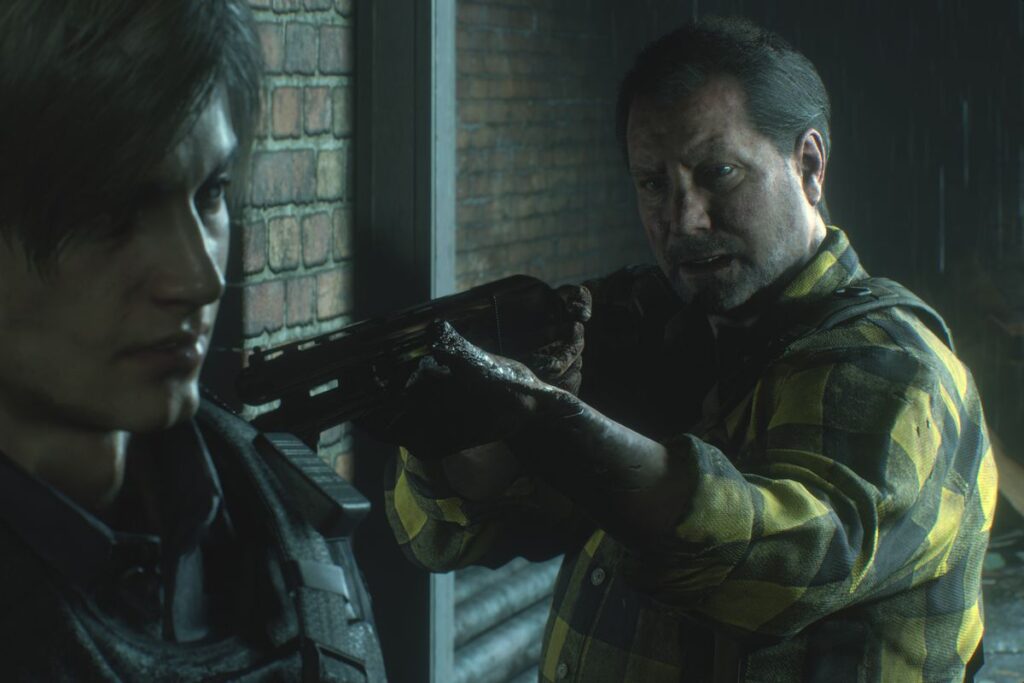 Resident Evil 2 Remake Leon Kendo