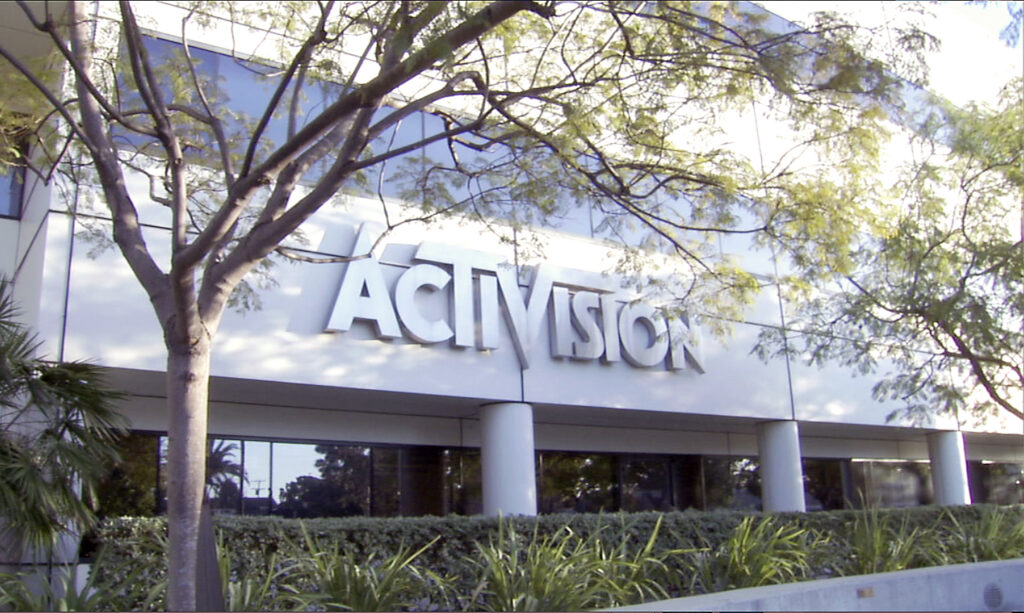 Activision Blizzard offices in Santa Monica, the place that is being sued as of right now. 