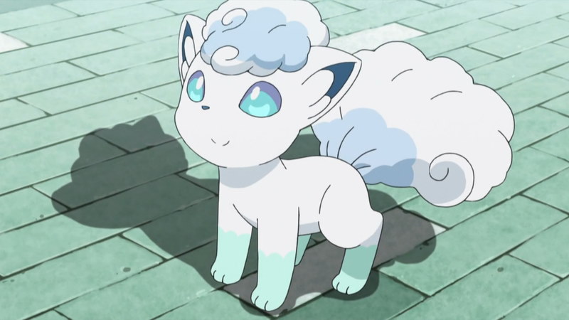 Snowy the Vulpix, used in How to change nickname in Pokemon Go