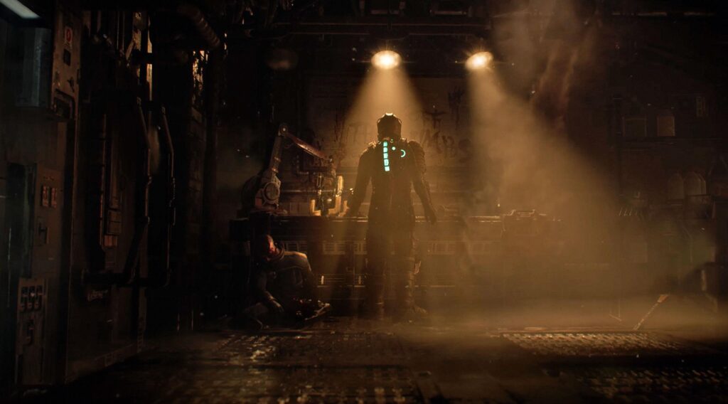 Protagonist of Dead Space, Isaac Clarke,  as he's shown in the trailer for the remake. 