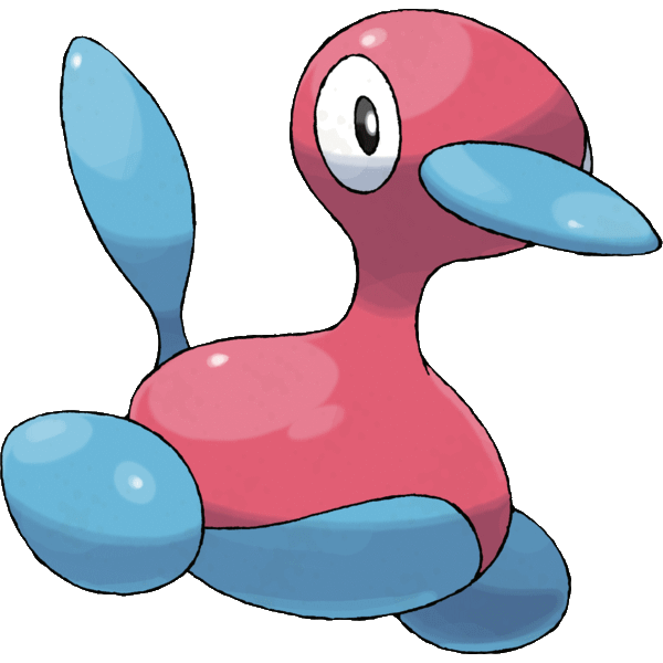 A simple image of the Pokemon Porygon2