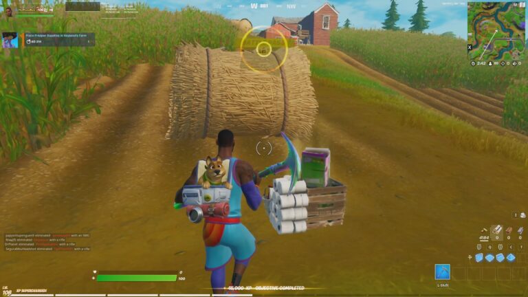 Fortnite: Place Prepper Supplies in Hayseed’s Farm challenge guide