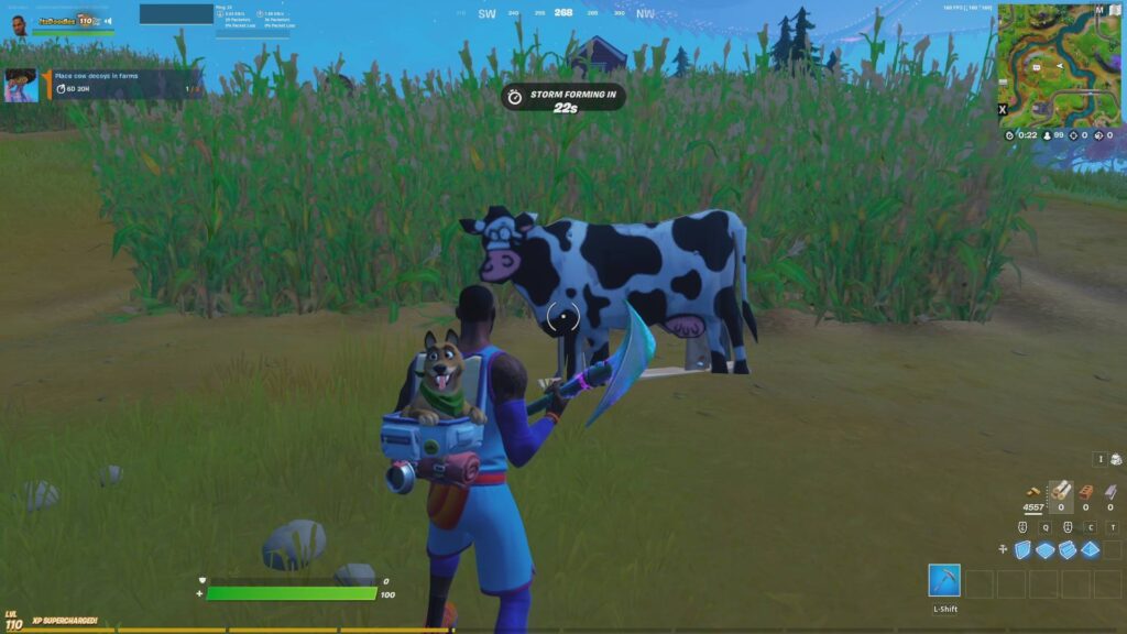 Fortnite Chapter 2 Season 7 Week 6 Place cow decoys in farms