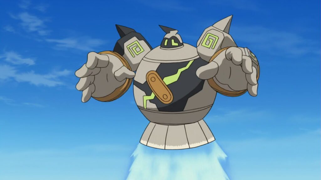 Golurk used Fly? in the pokemon anime