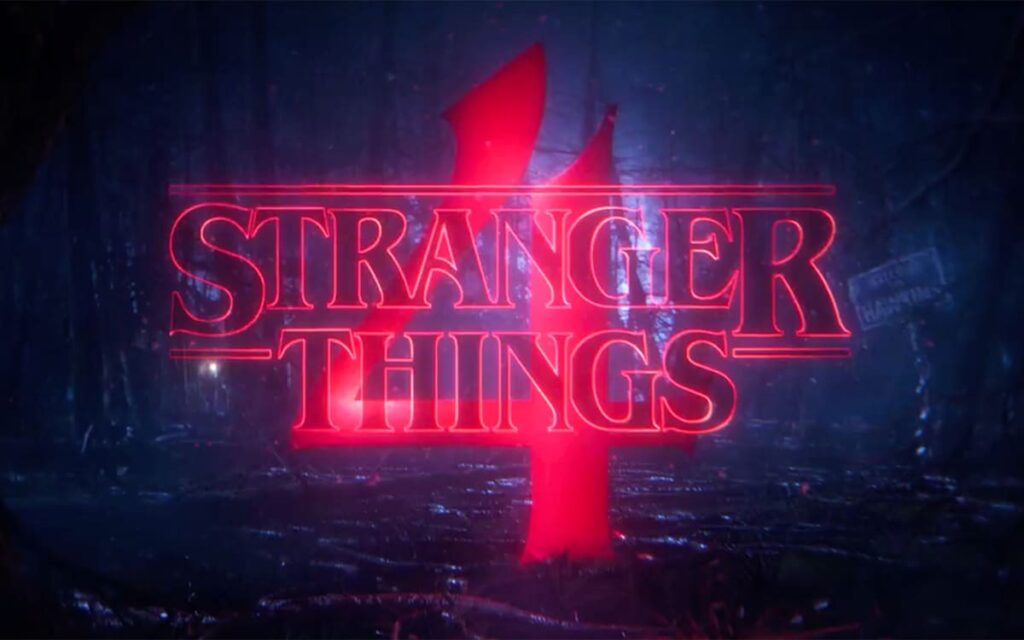 Stranger Things season 4 logo used in Stranger Things release date piece