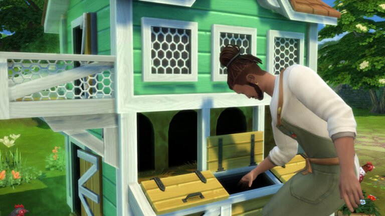 How to Clean the Chicken Coop in The Sims 4 – Animal Sheds included!