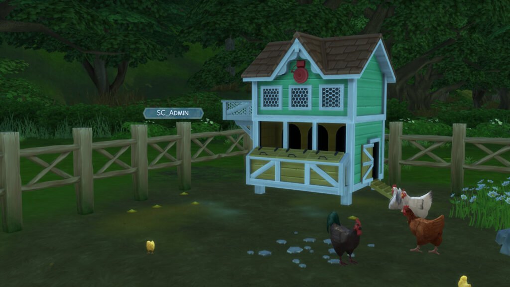 Clean Chicken Coop The Sims 4