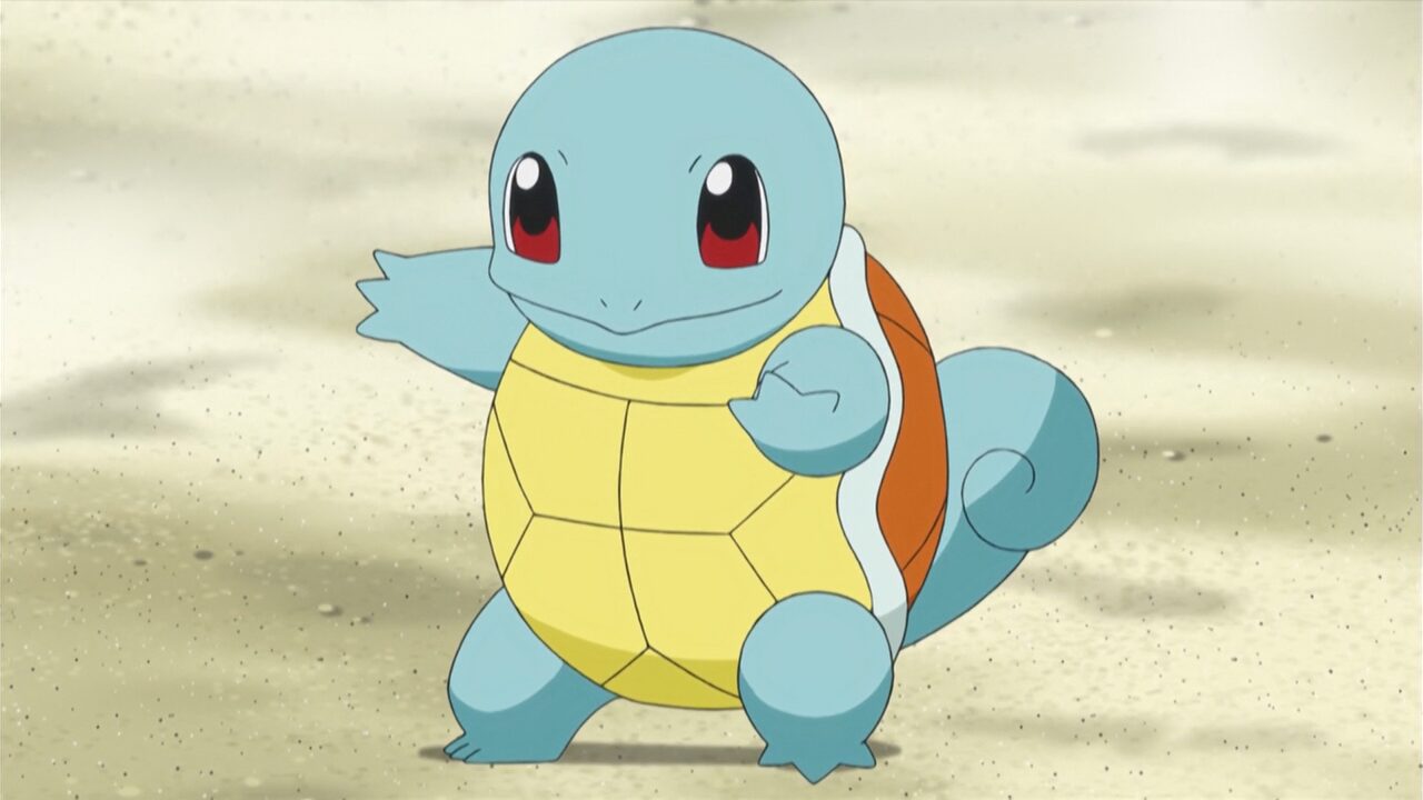 Squirtle in the Pokemon Anime