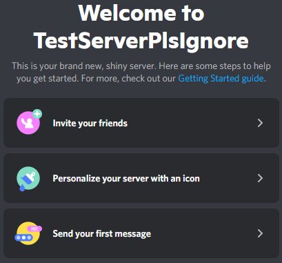 Welcome to your new discord server