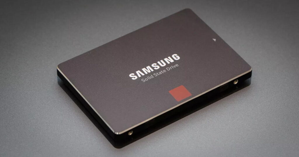 A Samsung brand SSD