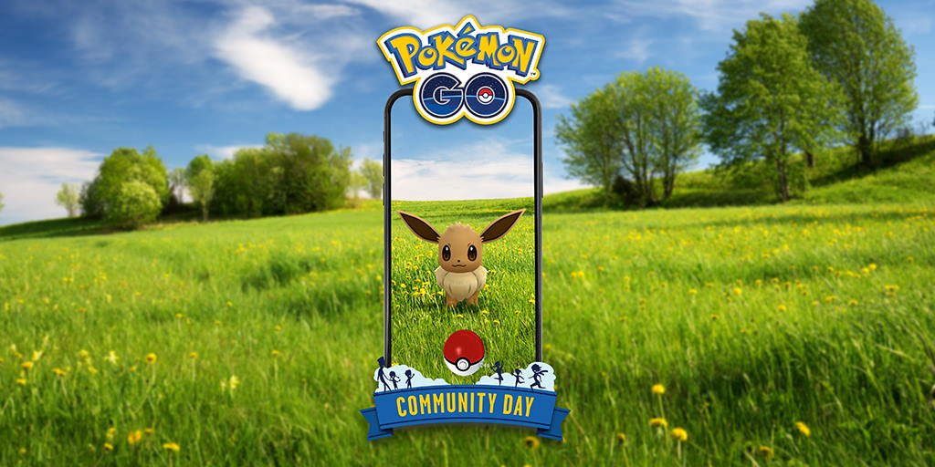 Eevee community day Pokemon Go 2021 Banner