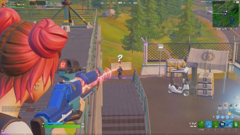 Fortnite Week 9: Reveal an opponent with a Recon Scanner, then hit them with a Railgun challenge guide